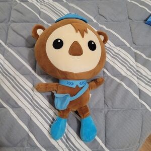 Octonauts Shellington Plush Sea Otter Brown, 11-inch Stuffed Plush Toy